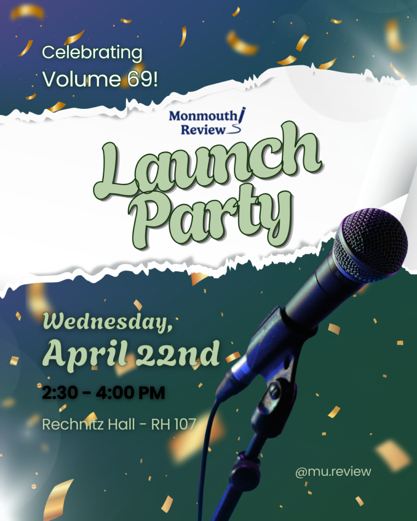 Poster for the launch party on April 28th, 2026. Held in Rechnitz Hall - Room 107 from 2:00-4:00 pm.